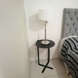 Mesa de arrime multifuncion color negro - 2