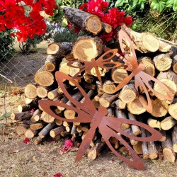 Set x3 libélulas alas caladas decorativas - 4