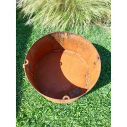 Fogonero 60cm Oxido + parrilla desmontable - 4