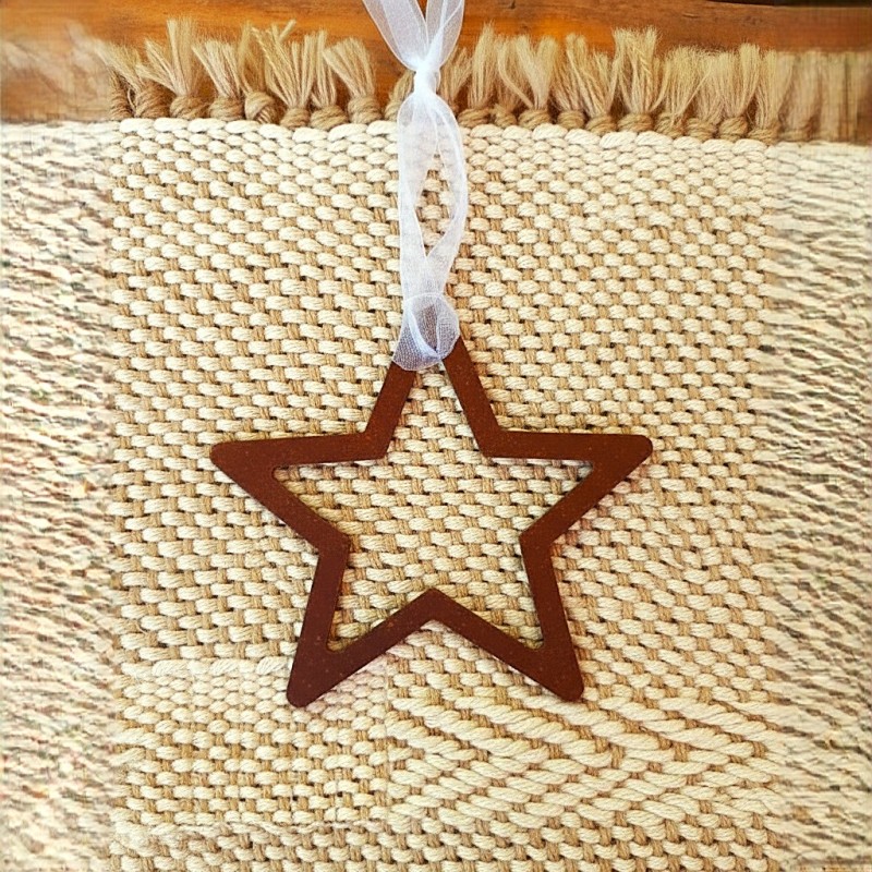 Estrella calada figura colgante - 1