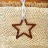 Estrella calada figura colgante - 1