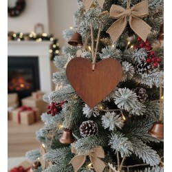 Corazón colgante chapa oxido - 1