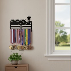 Medallero running chapa negro - 1