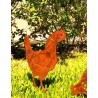 Set gallo + gallina chapa oxido-2-chapadeco.com