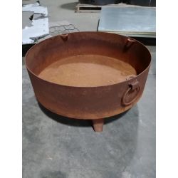 Fogonero 60cm + parrilla desmontable Oxido-5-chapadeco.com