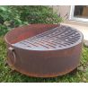 Fogonero 60cm + parrilla desmontable Oxido-1-chapadeco.com