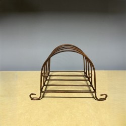 Exhibidor de platos x4 hierro redondo simple - 3