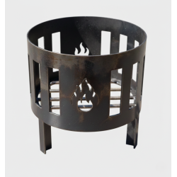 Brasero leñero para fogonero o parrilla 30x30cm. - 1