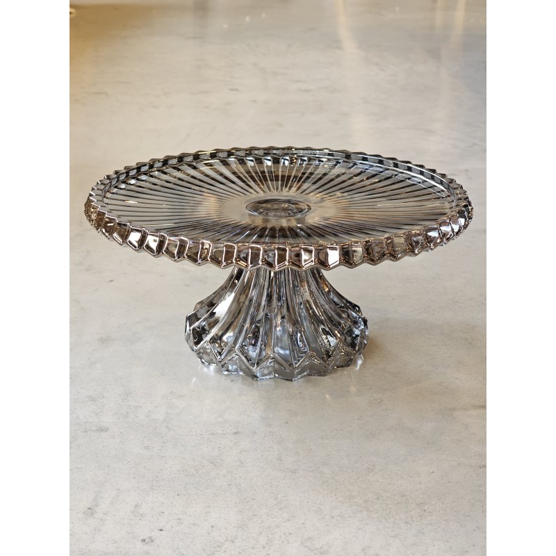 Tortera de Vidrio Labrada gris 27cm - 1