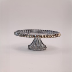 Tortera de Vidrio Labrada gris 27cm - 3