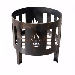 Brasero leñero para fogonero o parrilla 30x30cm. - 1