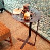 Mesa de arrime calada oxido multifunción 40cm - 2