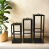 Set fanales x3 chapa negro - 1