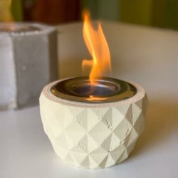 Quemador chimenea bioetanol alcohol Fungo acero inoxidable