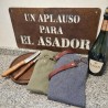 Cartel UN APLAUSO PARA EL ASADOR chapa oxido vintage - 2