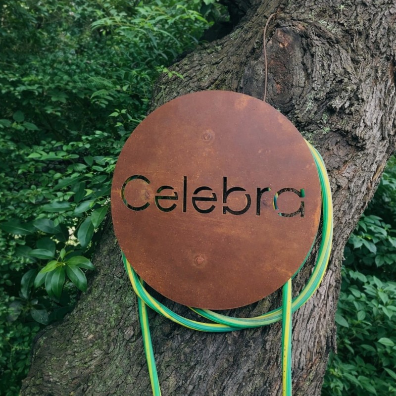 Porta manguera CELEBRA óxido - 1