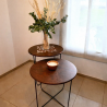 Mesa ratona oxido interior/exterior 60 Cm alto 50 lisa - 1