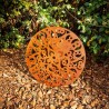 Porta manguera mandala Morocco chapa y hierro oxido - 1
