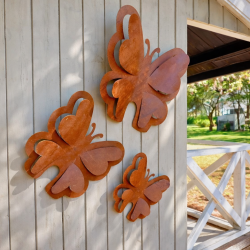 Set x3 mariposas 3D decorativas - 1