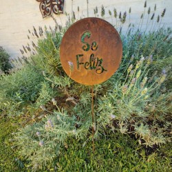 Pincho tutor Se Feliz chapa oxido - 1