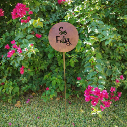 Pincho tutor Se Feliz chapa oxido - 3