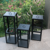 Set fanales x3 chapa negro - 4