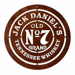 Cartel Jack Daniels Whiskey 40 oxido vintage - 1