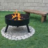 Fogonero hierro circular 90cm - 2