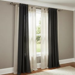 Kit barral doble acero inox 320cm - 1