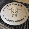 Cartel chapa calada 60cm logo personalizado - 2