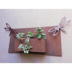 Maceta rectangular horizontal 60x35cm vintage - 3