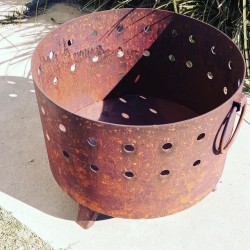 Fogonero hierro circular 70cm calado oxido-6-chapadeco.com