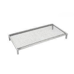 Parrilla modular de hierro con achurero 120x50cm - 1
