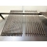Parrilla modular de hierro con achurero 120x50cm - 7