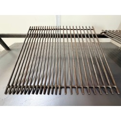 Parrilla modular de hierro con achurero 120x50cm - 8