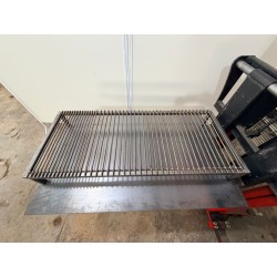 Parrilla modular de hierro con achurero 120x50cm - 2