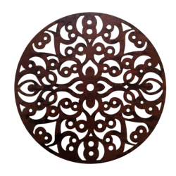 Mandala Morocco 60cm chapa oxido para colgar - 1