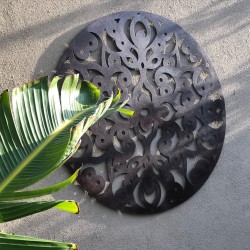 Mandala Morocco 60cm chapa oxido para colgar - 2