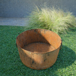 Fogonero 60cm aro alto Oxido - 2