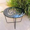 Mesa ratona NEGRA interior/exterior 60 Cm mandala - 1