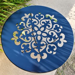 Mesa ratona NEGRA interior/exterior 60 Cm mandala - 2
