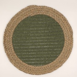 Plato de sitio oliva individual EMC 32-1