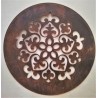 Mandala fg 60cm chapa oxido para colgar - 4