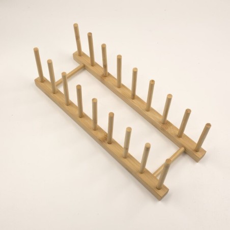 Exhibidor de platos x8 madera (EMC36-2)