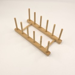 Exhibidor de platos x6 madera (EMC36-1)