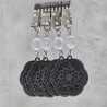 Pesas de mantel x4 mandala metal plata