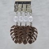 Pesas de mantel x4 monstera metal cobre