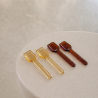 Set x4 cucharas helado colores vidrio (EMC29-8)