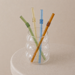 Set x4 sorbetes colores vidrio surtido 8*20CM (EMC29-7)