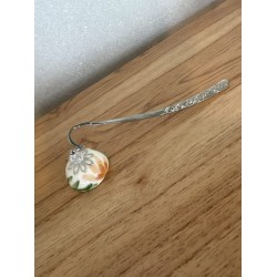 Apagavela campana ceramica agarradera metal plata